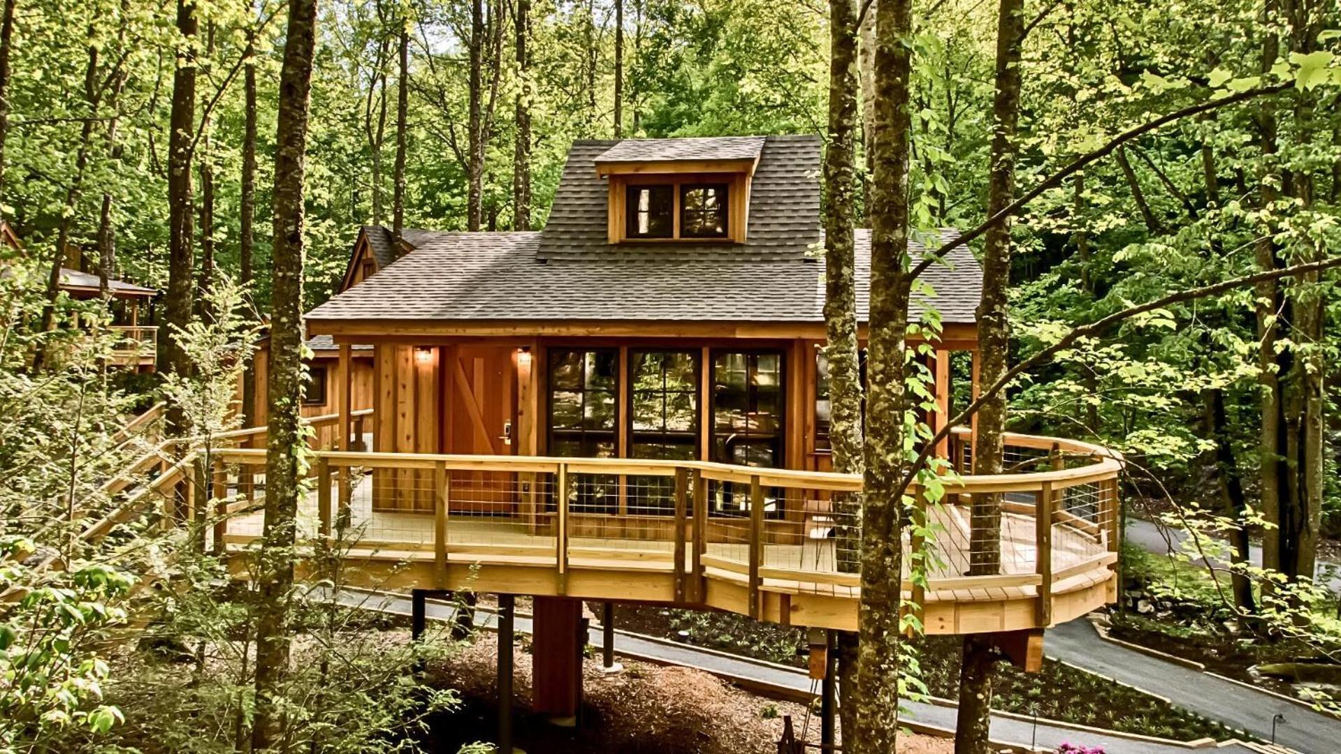 The Magnolia In Treehouse Grove At Norton Creek Villa Gatlinburg Exteriör bild